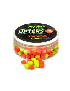 Steg Mini Upters Color Ball Mango-Lime 6-7mm Wafter Soluble 25g Method Feeder Köder-Köder-JJ-Fishing
