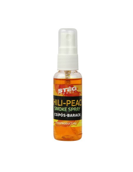 Steg Smoke Spray Chili-Peach 30ml Extra Wolke Method Feeder Additive-Köder-JJ-Fishing