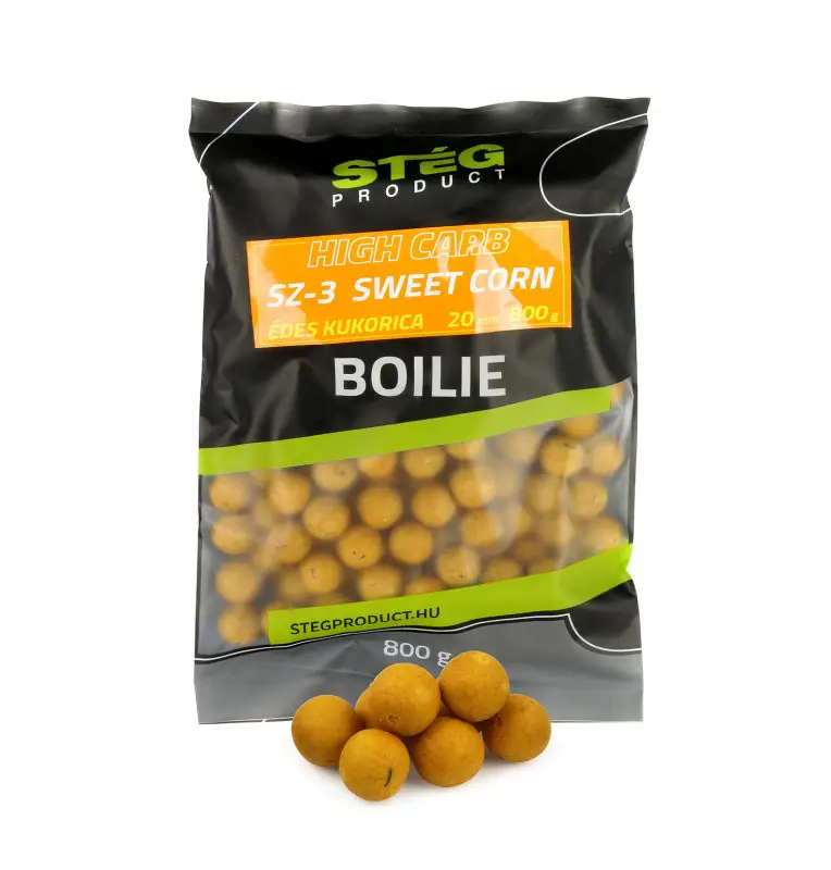 Steg High Carb SZ-3 Sweet Corn Boilies 20mm 800g Wettkampf Boilies-Bait-JJ-Fishing