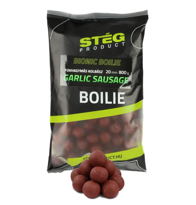 Steg Bionic Boilies Garlic Sausage 20mm 800g Wettkampf Boilies-Köder-JJ-Fishing