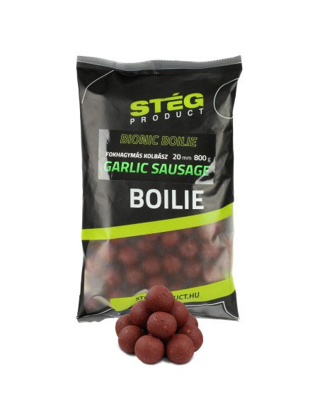 Steg Bionic Boilies Garlic Sausage 20mm 800g Wettkampf Boilies-Köder-JJ-Fishing