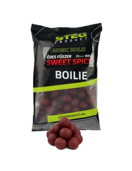 Steg Bionic Boilies Sweet Spicy 20mm 800g Wettkampf Boilies-Köder-JJ-Fishing