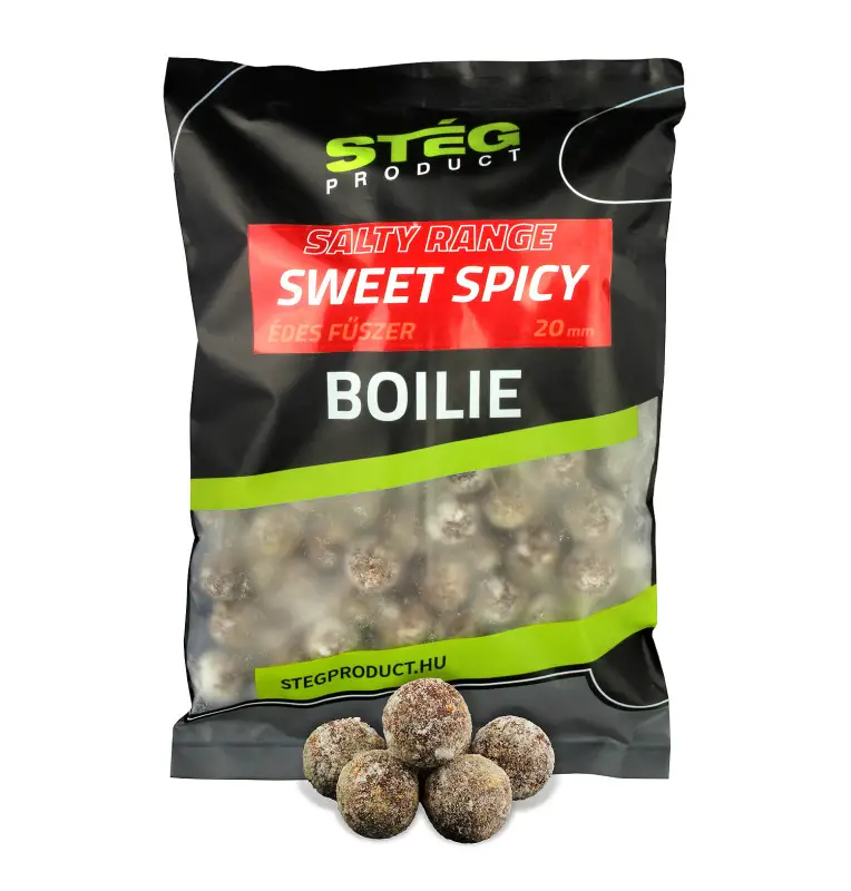 Steg Salty Range Boilies Sweet Spicy 20mm 800g Gesalzene Boilies Compedition Edition-Köder-JJ-Fishing