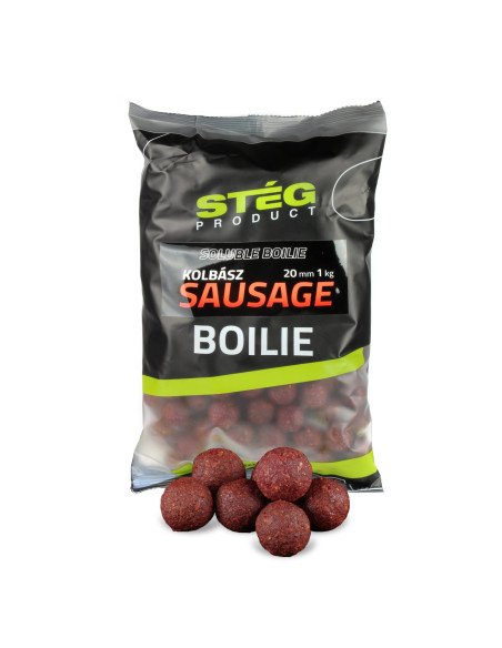 Steg Soluble Boilie Sausage 24mm 1Kg Schnellauflösend Compedition Edition-Köder-JJ-Fishing