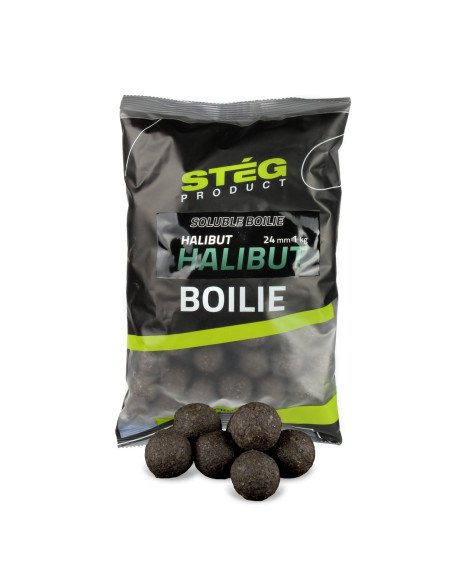 Steg Soluble Boilie Halibut 24mm 1Kg Schnellauflösend Compedition Edition-Köder-JJ-Fishing