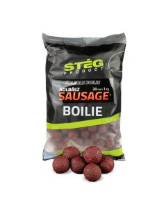 Steg Soluble Boilie Sausage 20mm 1Kg Schnellauflösend Compedition Edition-Köder-JJ-Fishing