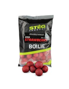 Steg Soluble Boilie Strawberry 20mm 1Kg Schnellauflösend Compedition Edition-Köder-JJ-Fishing