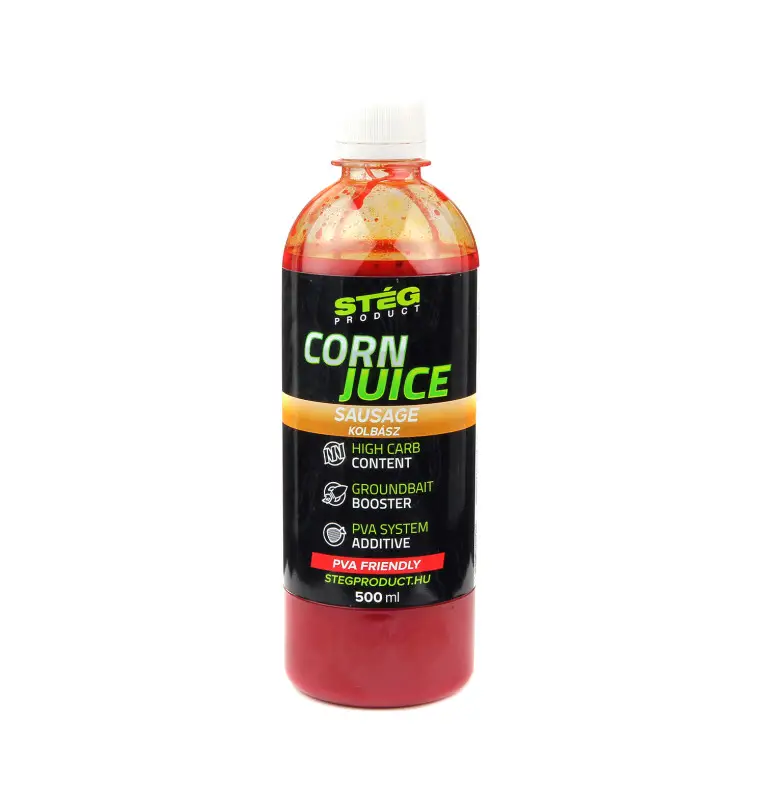 Steg Corn Juice Sausage 500ml Method Feeder PVA Friendly High Carb-Köder-JJ-Fishing