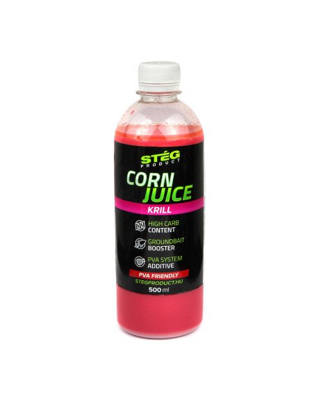 Steg Corn Juice Krill 500ml Method Feeder PVA Friendly High Carb-Köder-JJ-Fishing