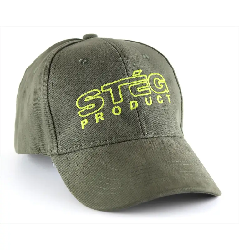 Steg Baseball Kappe Grün Team Cap Method Feeder-Bekleidung-JJ-Fishing