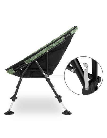 Delphin YOGEEN TeleLUX Stuhl Angelstuhl Rund Carpchair-Outdoor-JJ-Fishing