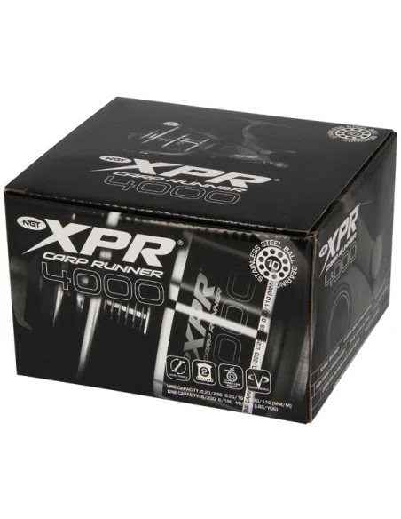 NGT XPR 4000 Carp Runnter 10 Kugellager Angelrolle Freilaufrolle-Freilaufrollen-JJ-Fishing