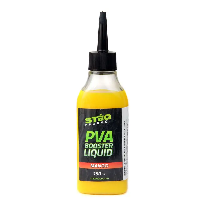 Steg PVA Booster Liquid Mango 150ml PVA Friendly Method Feeder Turbo-Köder-JJ-Fishing