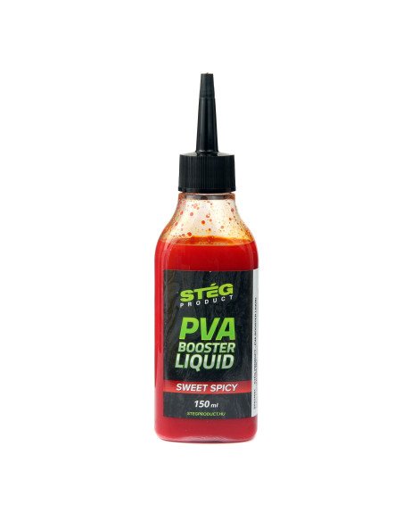 Steg PVA Booster Liquid Sweet Spicy 150ml PVA Friendly Method Feeder Turbo-Köder-JJ-Fishing