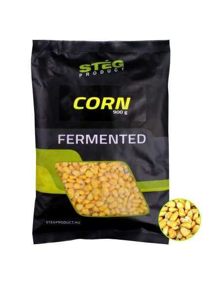 Steg Fermented Corn 900g Fermentierter Mais Extra Intensiev Fischmagnet-Köder-JJ-Fishing