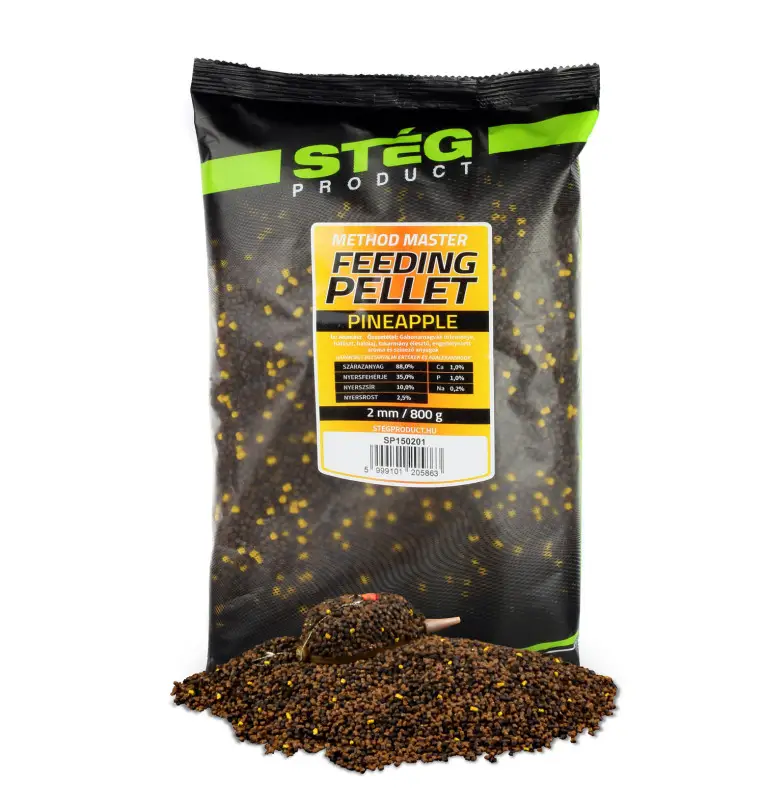 Steg Feeding Pellet Ananas 2mm 800g Method Feeder Bait Wettkampf Futter-Köder-JJ-Fishing