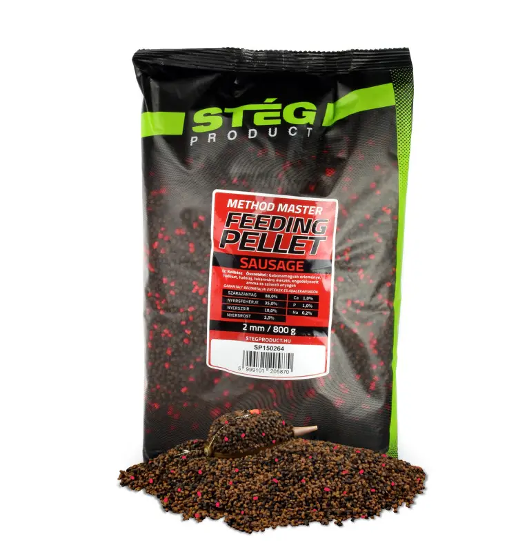 Steg Method Pellet Sausage 2mm Hochintensiev Feeder 800g-Köder-JJ-Fishing