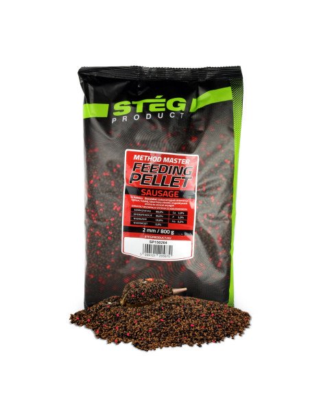 Steg Method Pellet Sausage 2mm Hochintensiev Feeder 800g-Köder-JJ-Fishing