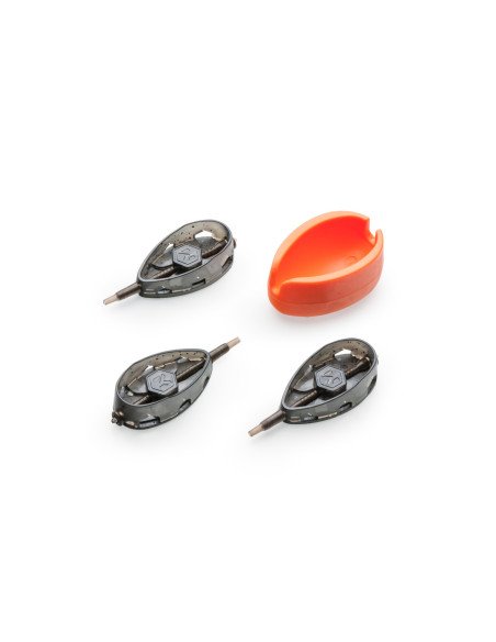 Mivardi QMR Flat L Method Feeder Set 30g + 40g + 50g + Mould-Method Feeder-JJ-Fishing