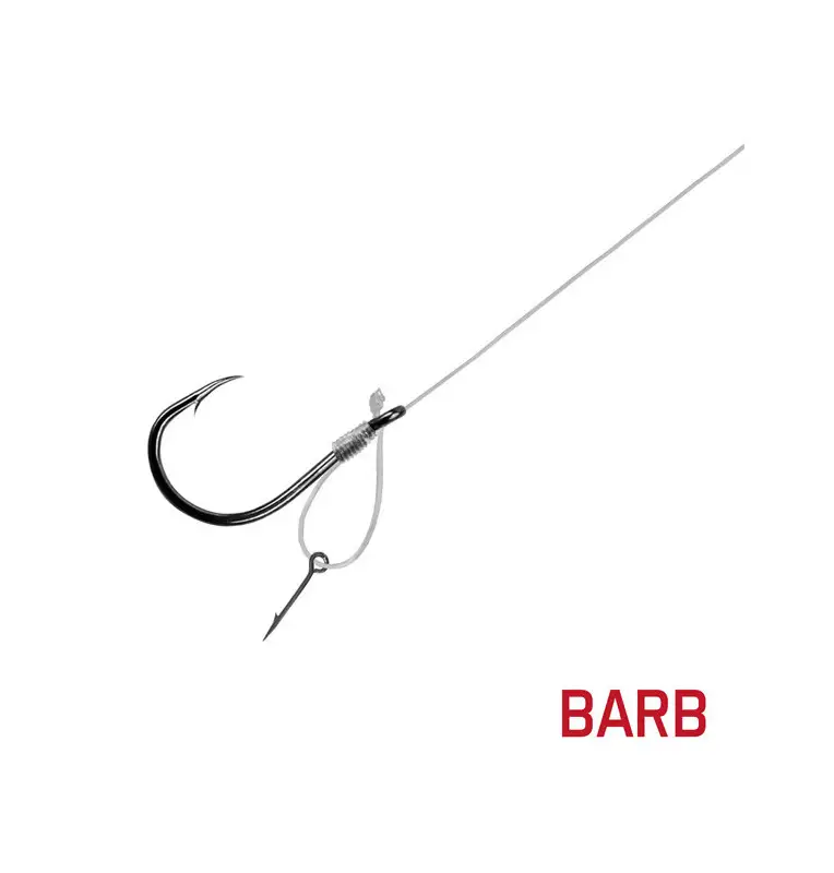 Delphin FLR D-Rig Sting 7mm Größe 6 8cm 0,22mm BARB Method Feeder Vorfächer-Endtackle-JJ-Fishing