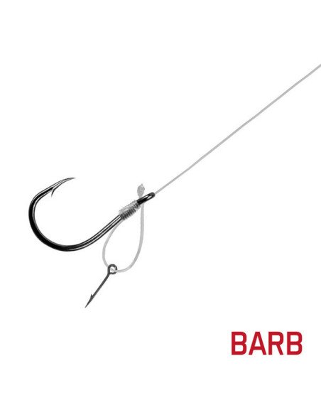 Delphin FLR D-Rig Sting 7mm Größe 6 8cm 0,22mm BARB Method Feeder Vorfächer-Endtackle-JJ-Fishing