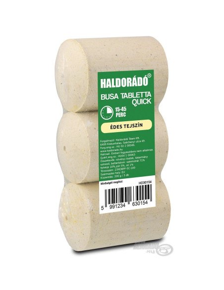 Haldorado Quick Busa Tabletten Sweet Cream Futtertabletten Extra Smoke Tolstolop Silberkarpfen Köder-Köder-JJ-Fishing