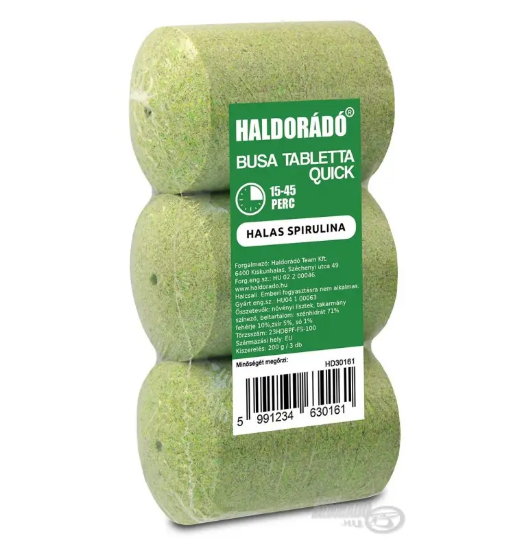 Haldorado Quick Busa Tabletten Fisch & Spirulina Futtertabletten Extra Smoke Tolstolop Silberkarpfen Köder-Köder-JJ-Fishing