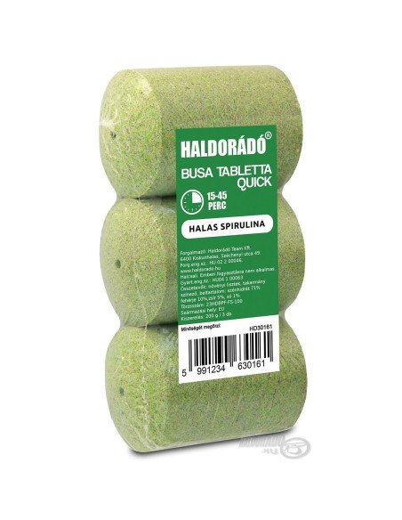 Haldorado Quick Busa Tabletten Fisch & Spirulina Futtertabletten Extra Smoke Tolstolop Silberkarpfen Köder-Köder-JJ-Fishing
