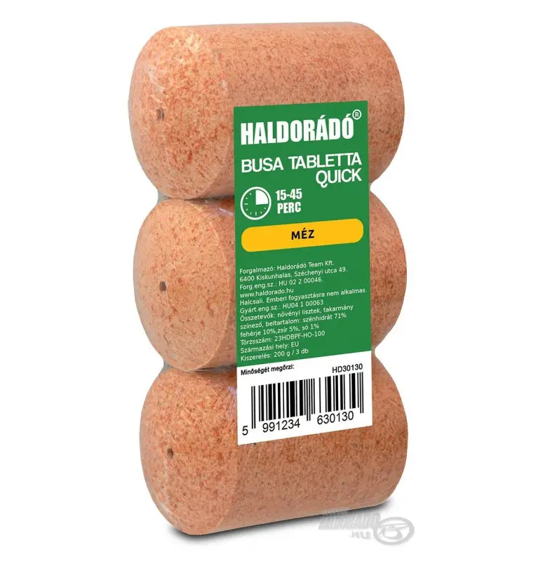 Haldorado Quick Busa Tabletten Honig Futtertabletten Extra Smoke Tolstolop Silberkarpfen Köder-Köder-JJ-Fishing