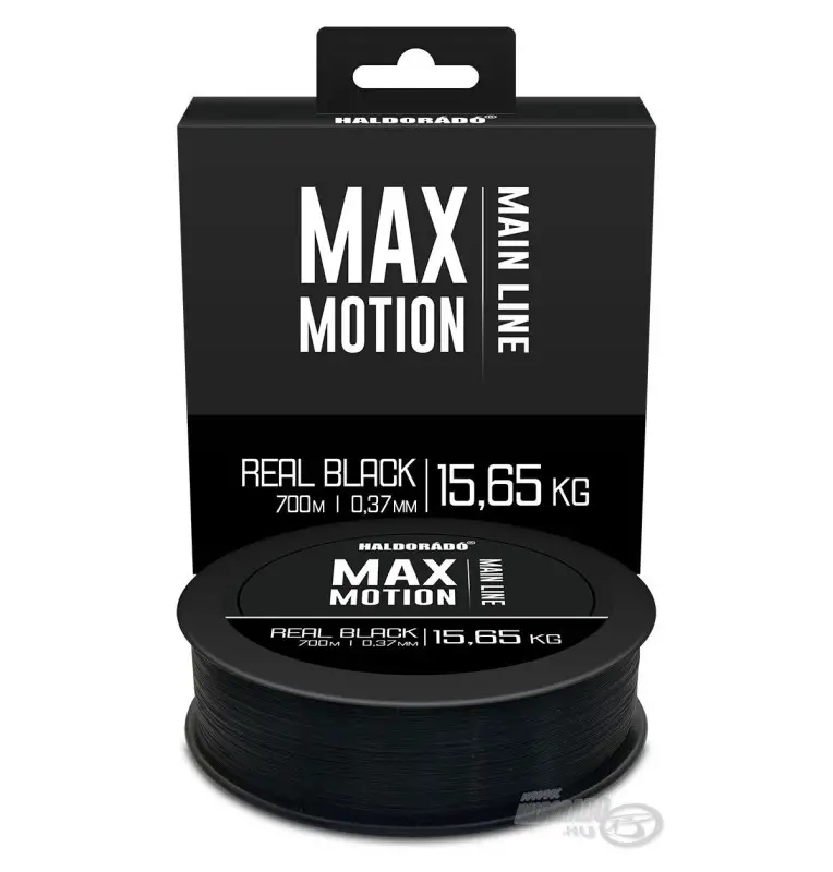 Haldorado MAX MOTION Real Black 0,37mm 700m Angelschnur Hochleistungs Schnur Wettkampf Qualität-Endtackle-JJ-Fishing