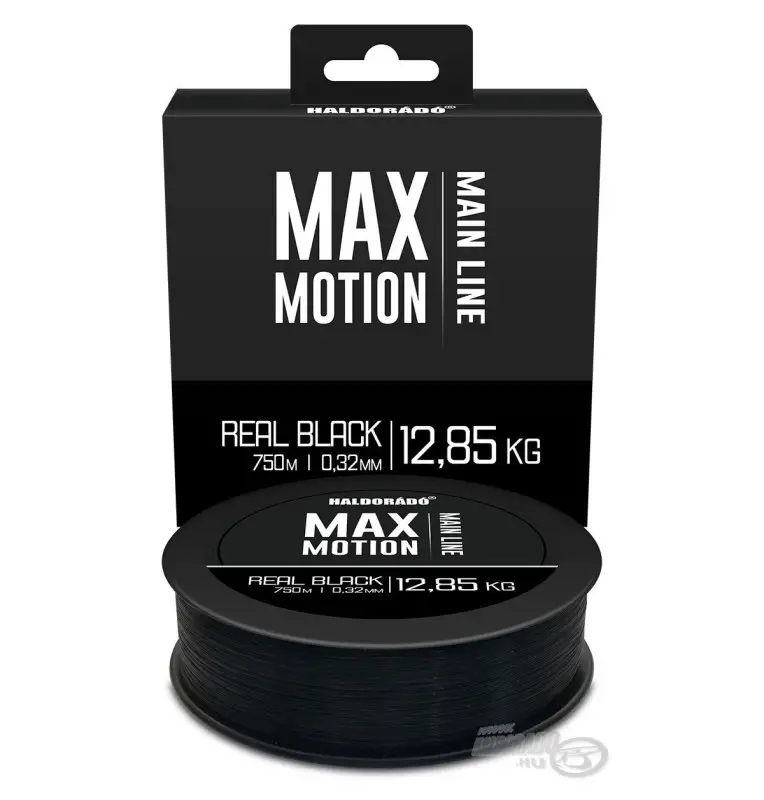 Haldorado MAX MOTION Real Black 0,32mm 750m Angelschnur Hochleistungs Schnur Wettkampf Qualität-Endtackle-JJ-Fishing