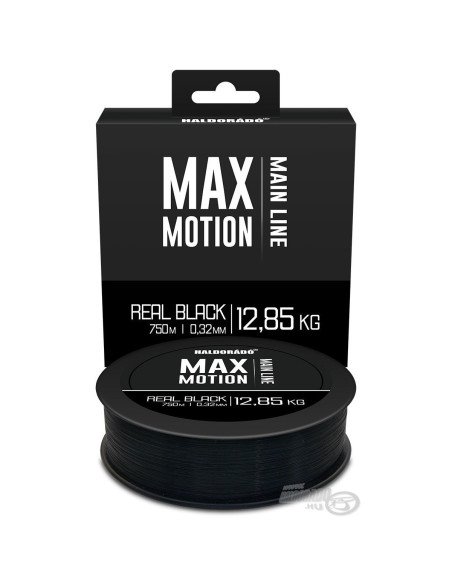 Haldorado MAX MOTION Real Black 0,32mm 750m Angelschnur Hochleistungs Schnur Wettkampf Qualität-Endtackle-JJ-Fishing