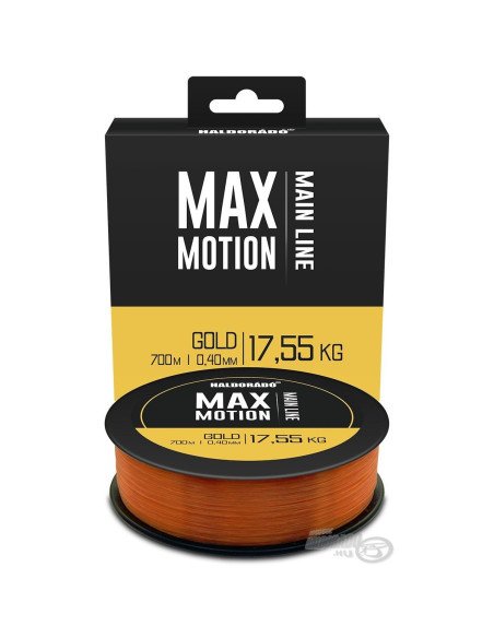 Haldorado MAX MOTION Gold 0,40mm 700m Angelschnur Hochleistungs Schnur Wettkampf Qualität-Endtackle-JJ-Fishing