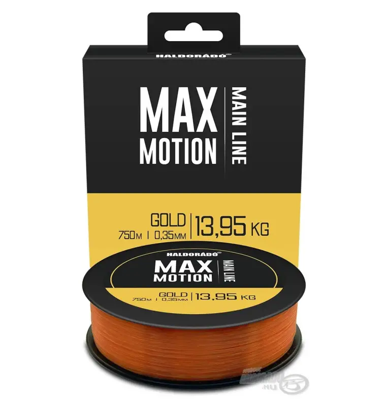 Haldorado MAX MOTION Gold 0,35mm 750m Angelschnur Hochleistungs Schnur Wettkampf Qualität-Endtackle-JJ-Fishing