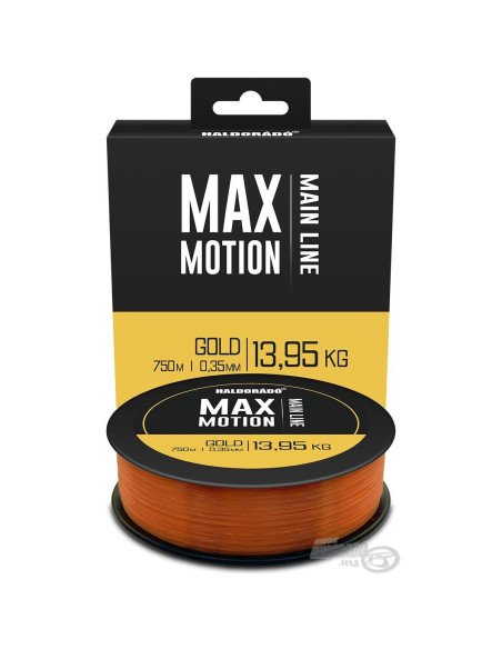 Haldorado MAX MOTION Gold 0,35mm 750m Angelschnur Hochleistungs Schnur Wettkampf Qualität-Endtackle-JJ-Fishing