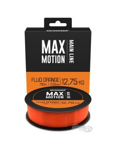Haldorado MAX MOTION Fluo Orange 0,35mm 750m Angelschnur Hochleistungs Schnur Wettkampf Qualität-Endtackle-JJ-Fishing