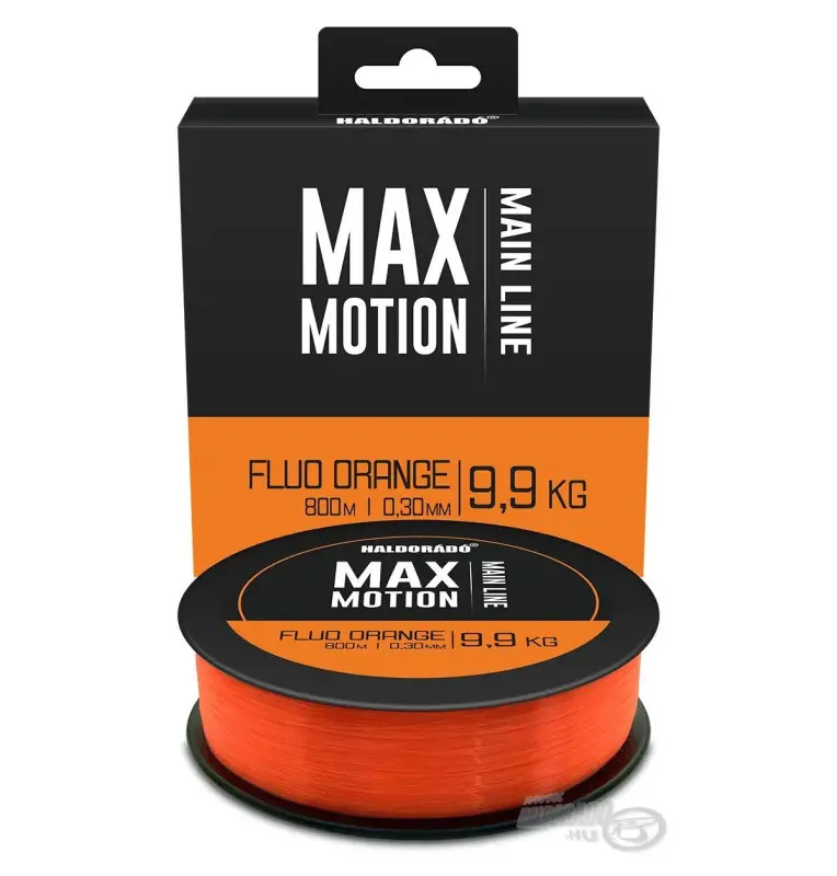Haldorado MAX MOTION Fluo Orange 0,30mm 800m Angelschnur Hochleistungs Schnur Wettkampf Qualität-Endtackle-JJ-Fishing