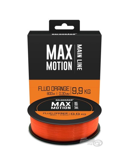 Haldorado MAX MOTION Fluo Orange 0,30mm 800m Angelschnur Hochleistungs Schnur Wettkampf Qualität-Endtackle-JJ-Fishing