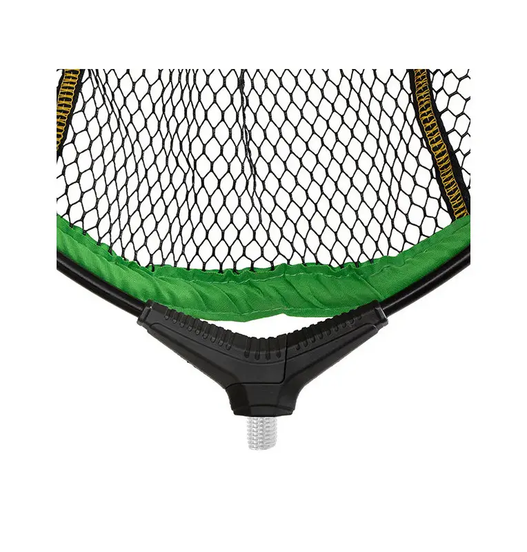 Delphin REAXE 80x70cm FloateR FoldROUND Gummierter Method Feeder Kescher Faltbar Rund Kescherkopf Schwimmend Extra Robust-Tac...