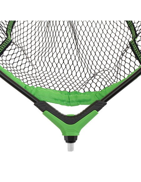 Delphin REAXE 80x70cm FloateR QUIX Gummierter Raubfisch Kescher Rund Kescherkopf Schwimmend Extra Robust-Tackle & Co-JJ-Fishing