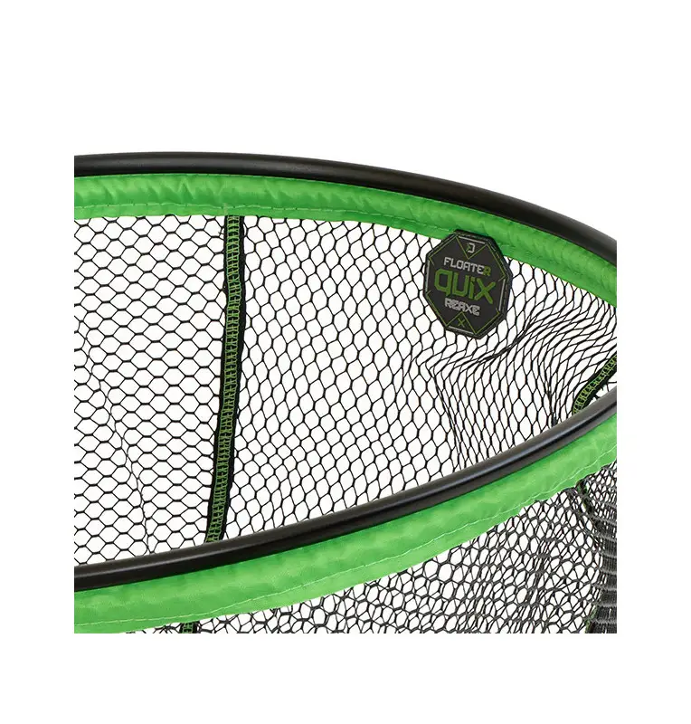 Delphin REAXE 70x60cm FloateR QUIX Gummierter Raubfisch Kescher Rund Kescherkopf Schwimmend Extra Robust-Tackle & Co-JJ-Fishing