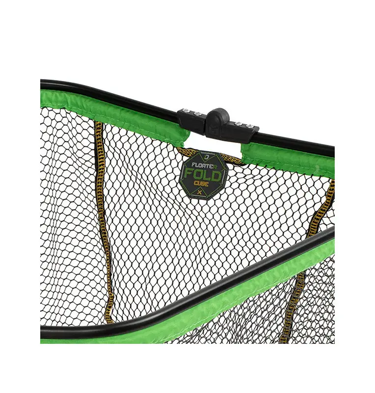 Delphin REAXE 80x70cm FloateR FoldCUBE Gummierter Method Feeder Kescher Faltbar Quadratisch Kescherkopf Schwimmend Extra Robu...