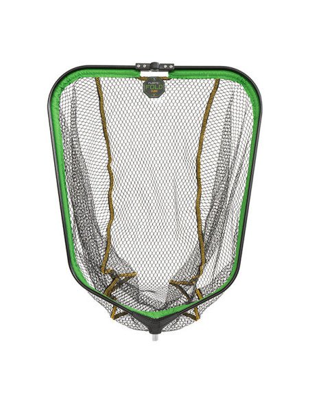 Delphin REAXE 70x60cm FloateR FoldCUBE Gummierter Method Feeder Kescher Faltbar Quadratisch Kescherkopf Schwimmend Extra Robu...