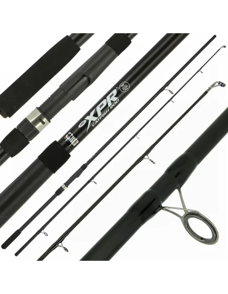 NGT XPR Catfish Rod 300cm 200g Wels Angelrute Black Edition Spod Rute-Spinnruten-JJ-Fishing