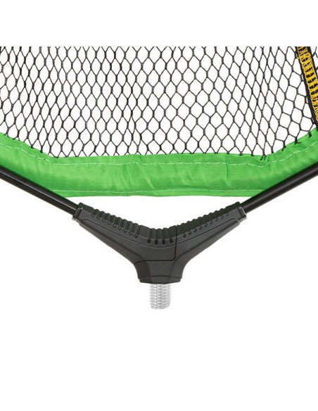 Delphin REAXE 70x60cm FloateR FoldCUBE Gummierter Method Feeder Kescher Faltbar Quadratisch Kescherkopf Schwimmend Extra Robu...