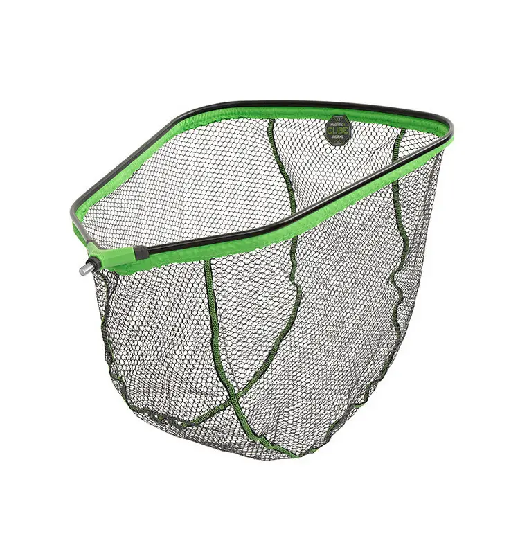 Delphin REAXE 80x70cm FloateR CUBE Gummierter Raubfisch Kescher Quadratisch Kescherkopf Schwimmend Extra Robust-Tackle & Co-J...