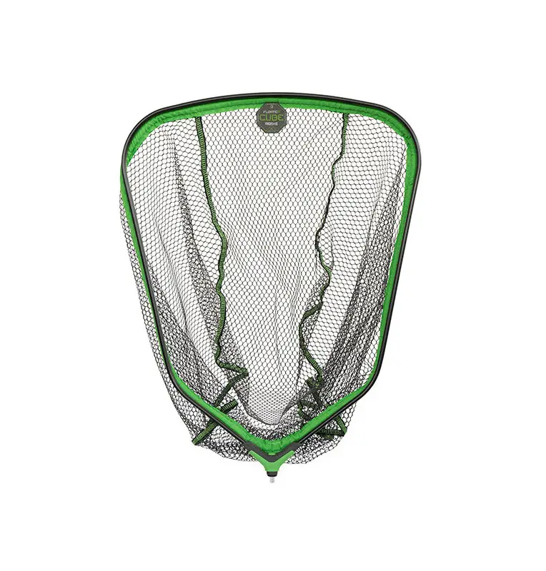 Delphin REAXE 80x70cm FloateR CUBE Gummierter Raubfisch Kescher Quadratisch Kescherkopf Schwimmend Extra Robust-Tackle & Co-J...