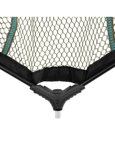 Delphin REAXE 80x70cm EasyCUBE Kescher Quadratisch Kescherkopf Schwimmend Extra Robust-Tackle & Co-JJ-Fishing