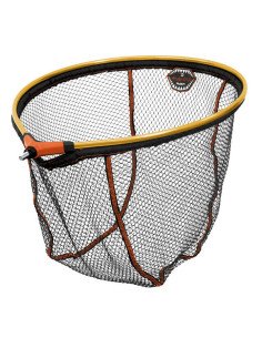 Delphin Atak! 80x70cm Gummierter Raubfisch Kescher Rund Kescherkopf Schwimmend Extra Robust-Tackle & Co-JJ-Fishing