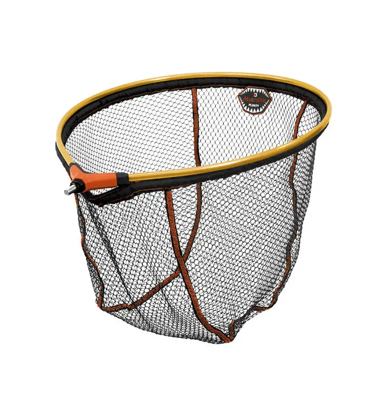 Delphin Atak! 80x70cm Gummierter Raubfisch Kescher Rund Kescherkopf Schwimmend Extra Robust-Tackle & Co-JJ-Fishing